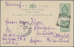 GA Deutsch-Südwestafrika - Besonderheiten: 1906, Kap Der Guten Hoffnung, 1/2 Pence Ganzsache Mit 1/2 Pe - Sud-Ouest Africain Allemand