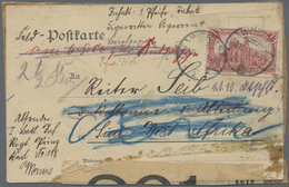 Br/Brfst Deutsch-Südwestafrika - Besonderheiten: 1906, Feldpost-Paketadresse Mit Seltenem Sonderporto 1 RM Ab - Duits-Zuidwest-Afrika