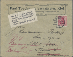 Br Deutsch-Südwestafrika - Besonderheiten: 1914, Firmenbrief "Toeche, Hofbuchhändler" Mit DR 10 Pfennig - German South West Africa