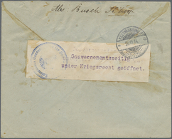 Br Deutsch-Südwestafrika - Besonderheiten: 1914, 10 Pfennig Schiffszeichnung Auf Brief Aus Keetmanshoop - Duits-Zuidwest-Afrika