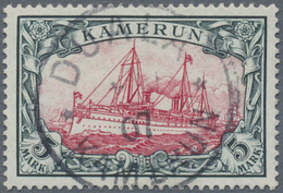 O Deutsche Kolonien - Kamerun: 1907, 5 M. Kaiseryacht Ohne Wasserzeichen, Perfekt Zentriertes Luxusstü - Camerun