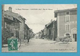 CPA Rue Du Château LAGNIEU 01 - Non Classés