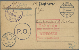 Br Deutsche Kolonien - Karolinen - Besonderheiten: 1916 (7.9.), Gebührenfreie FP-Karte (sog. "Herrmann- - Isole Caroline