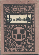 Deutsche Kolonien - Kiautschou - Kriegsgefangenenpost: Kurume: 1918, Ausstellungsheft "Kunst- U. Gew - Kiautchou