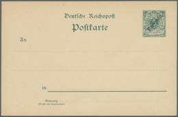 GA Deutsche Kolonien - Marianen - Ganzsachen: 1900, Postkarte 5 Pf Grün, Ohne Wz, Ungebraucht. - Mariannes