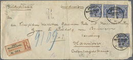 Br Deutsche Kolonien - Marshall-Inseln - Vorläufer: 1895, Einschreibebrief Aus Den Marshall-Inseln Fran - Marshall-Inseln