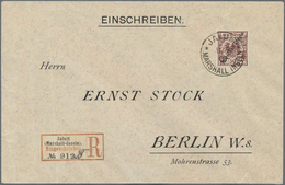 Br Deutsche Kolonien - Marshall-Inseln: 1899, Krone/Adler 50 Pf. Mit Aufdruck "Marschall-Inseln" Berlin - Marshall