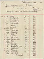 Deutsche Kolonien - Marshall-Inseln - Besonderheiten: 1911 Jaluit, 4-seitiger Rechnungsbogen  Der Ha - Marshall