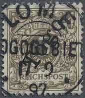 O Deutsche Kolonien - Togo: 1897, 3 Pfg. Mittelbraun, Klar Gestempelt "LOME 17/9 97", Bis Auf Einen He - Togo