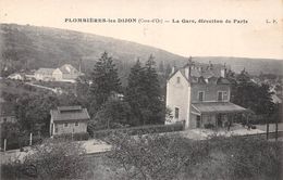 Plombières Les Dijon     21    La Gare Direction Paris         (voir Scan) - Altri & Non Classificati