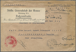 Br Feldpost 1. Weltkrieg: 1916, "Königl. Preuss. Generalstab" Absenderstempel, Verschlußvignette U. Auf - Altri & Non Classificati