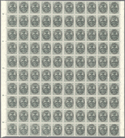 ** Deutsche Abstimmungsgebiete: Allenstein: 1920, 5 Pfg. Aufdruck-Ausgabe Im Komplettem Rollenbahnbogen - Autres & Non Classés