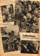 Lufballons Wie Bunte Seifenblasen, Unsere Freunde (Hunde)  / Druck,entnommen Aus Zeitschrift / 1937 - Empaques