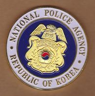 AC - NATIONAL POLICE AGENCY REPUBLIC OF KOREA MEDAL - MEDALLION IN BOX - Professionals / Firms