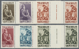 ** Deutsche Abstimmungsgebiete: Saargebiet: 1928, Volkshilfe Gemälde, Postfrische Unsignierte Garnitur - Autres & Non Classés