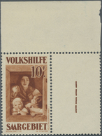 ** Deutsche Abstimmungsgebiete: Saargebiet: 1931, 40 C. - 10 Fr. "Volkshilfe Gemälde (III)", Tadellos P - Sonstige & Ohne Zuordnung