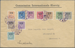 Br Deutsche Abstimmungsgebiete: Schleswig - Dienstmarken: 1920, Dienst-Aufdruck "C.I.S." 2½ Pf. Bis 75 - Altri & Non Classificati