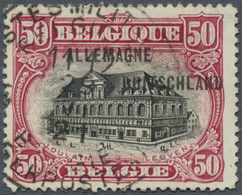 O Belgische Besetzung - Militärpost Im Rheinland: 1919, 50 Cent. In Normaltype Mit Besserer Zähnung 14 - Occupation 1914-18