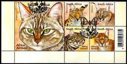South Africa - 2011 Small African Wild Cats Set (o) # SG 1877a - Used Stamps