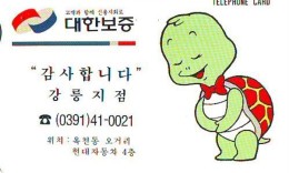 Télécarte KOREA * TURTLE *   (2243) PHONECARD  * TORTUE *  TELEFONKARTE * SCHILDKRÖTE - Schildkröten