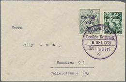 Br Sudetenland - Reichenberg: 1938, 50 H. Vouziers Auf Nicht Befördertem Umschlag Mit Deutsches Reich S - Sudetenland