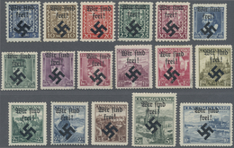 * Dt. Besetzung II WK - Böhmen Und Mähren - Mährisch-Ostrau: 1939, Freimarken 5 H. - 3 Kr. Sowie 5 Kr - Occupazione 1938 – 45