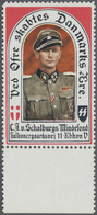 ** Dt. Besetzung II WK - Dänemark: 1944, Schalburg-Vignette Ohne Wertangabe, Postfrisches Unterrandstüc - Occupation 1938-45