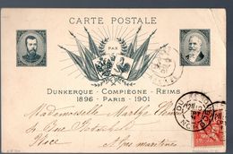 Dunkerque Compiegne Paris Reims 1896 1901   (visite Tsar De Russie)  (PPP7059) - Einweihungen