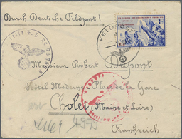 Br Dt. Besetzung II WK - Frankreich - Privatausgaben: Legionärsmarken: 1943, (14.10.), Spenden-Vignette - Bezetting 1938-45