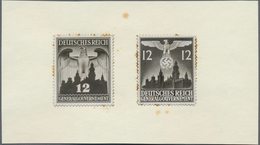 (*) Dt. Besetzung II WK - Generalgouvernement: 1941, Freimarken Bauwerke, 2 S/w-Fotoessays Zu Je 12 Pfg. - Occupazione 1938 – 45