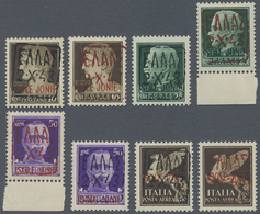 ** Dt. Besetzung II WK - Generalgouvernement - Dienstmarken: 1943, 10 C - 50 C In Beiden Aufdruck-Farbe - Besetzungen 1938-45