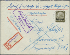 Br Dt. Besetzung II WK - Lothringen: 1940, 30 Pf Dkl'braunoliv, Portogerechte EF Für Die Einschreibe-Ge - Occupation 1938-45