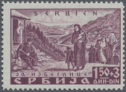 ** Dt. Besetzung II WK - Serbien: 1941: 1,50 Di, Gez. L 12 1/2, Mit Plattenfehler "große Weiße Stelle" - Occupazione 1938 – 45