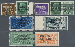 ** Dt. Besetzung II WK - Zara: 1943: Kleines Postfrisches Lot, Dabei Die 3,70 Lire (Michel 480) Und Der - Bezetting 1938-45