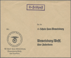 Br Feldpost 2. Weltkrieg: 1943, (15.7.), Briefstempel "SS-Schule Haus Wewelsburg-Wewelsburg/Westf. (Kr. - Sonstige & Ohne Zuordnung