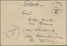 Br Feldpost 2. Weltkrieg: 1945 (23.3.), Später FP-Brief Aus Dem "Westpreussen-Kessel" (Teilkessel Danzi - Sonstige & Ohne Zuordnung