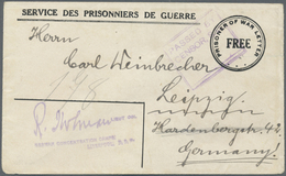 Br Kriegsgefangenen-Lagerpost: 1915/18, AUSTRALIEN/LIVERPOOL N.S.W. Kriegsgefangenen POW-Kuvert Mit L3 - Autres & Non Classés