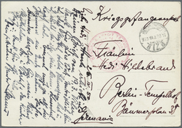 Br Kriegsgefangenen-Lagerpost: 1950, KGF-Karte Aus Albanien Mit Rotem Kreuz-Stempel "TIRANE...." Via "B - Altri & Non Classificati