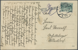 Br KZ-Post: 1934, Postkarte Ab WIEN 29.5.34 In Das Anhaltelager Wöllendorf. Nach Dem Putschversuch 1934 - Briefe U. Dokumente