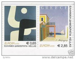 GREECE 2003 EUROPA HALF-PERF SET MNH - Neufs