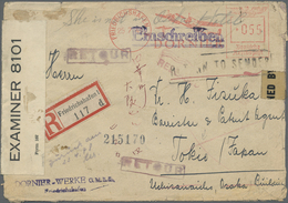 Br Alliierte Besetzung - Überroller-Belege: 1941/1948, 55 Pfg. Absenderfreistempel Der Fa. Dornier Auf - Autres & Non Classés