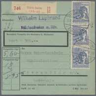 Alliierte Besetzung - Gemeinschaftsausgaben: 1947, 80 Pf Arbeiter, Partie Mit 3 Paketkarten: Dabei 5 - Sonstige & Ohne Zuordnung