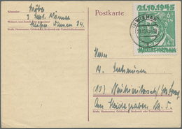 Br Sowjetische Zone - Mecklenburg-Vorpommern: 1945, 6+14 Pfg. Breitscheid Mit Plattenfehler "H" In "BRE - Other & Unclassified