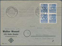 Br/ Sowjetische Zone - Mecklenburg-Vorpommern: 1946, Ortsbrief Ab (13) HALLE (SAALE) 8 - 20.5.46 Frankie - Other & Unclassified