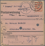 Br Sowjetische Zone - Ost-Sachsen: 1945, 12 Pf Orangerot, 10 Stück Als Portogerechte Massen-MeF Auf Pos - Altri & Non Classificati