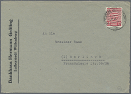 Br Sowjetische Zone - Provinz Sachsen: Bedarfskarte Wittenberg / Lutherstadt  71 XA  Vom 14.11.45 Nach - Autres & Non Classés