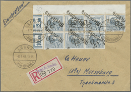 Br Sowjetische Zone - Bezirkshandstempel - IV - Bez. 20 (Halle): 1948, 12 Pf Arbeiter Mit Handstempelau - Andere & Zonder Classificatie