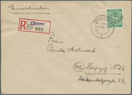 Br Sowjetische Zone - Bezirkshandstempel - IV - Bez. 20 (Halle): 1948, 84 Pf Ziffer Mit Handstempelaufd - Autres & Non Classés