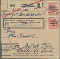 Br Sowjetische Zone - Allgemeine Ausgaben: 1948, 30 Pf Arbeiter Maschinenaufdruck, 3 Versch. Paketkarte - Other & Unclassified