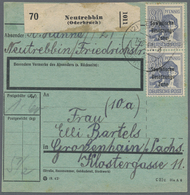 Br Sowjetische Zone - Allgemeine Ausgaben: 1948, 80 Pf Arbeiter Maschinenaufdruck, Drei Versch. Paketka - Altri & Non Classificati